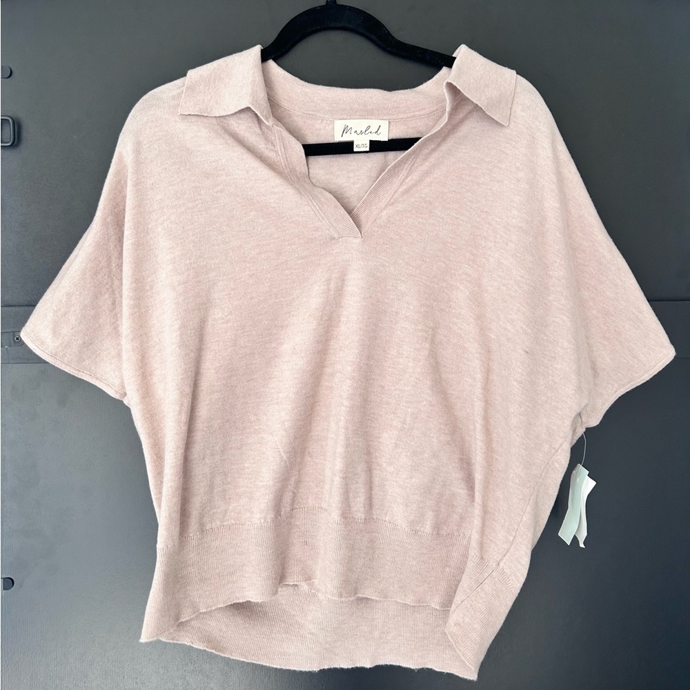 Marled Women’s Collared Tee